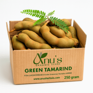 Fresh Unripe Green Tamarind (Raw Tamarind / Patchai Kaai) – Premium Quality Farm Fresh Puliyangaai | 100% Natural | 250g